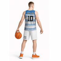 Argentina Rugby Custom Basketball Jersey Los Pumas Jaguar Race Style - Wonder Print Shop