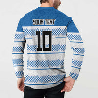 Argentina Rugby Custom Button Sweatshirt Los Pumas Jaguar Race Style - Wonder Print Shop