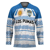 Argentina Rugby Custom Hockey Jersey Los Pumas Jaguar Race Style - Wonder Print Shop