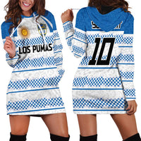 Argentina Rugby Custom Hoodie Dress Los Pumas Jaguar Race Style - Wonder Print Shop