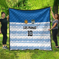 Argentina Rugby Custom Quilt Los Pumas Jaguar Race Style - Wonder Print Shop