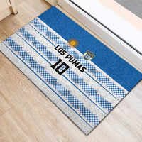 Argentina Rugby Custom Rubber Doormat Los Pumas Jaguar Race Style - Wonder Print Shop