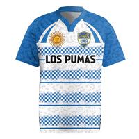 Argentina Rugby Custom Rugby Jersey Los Pumas Jaguar Race Style - Wonder Print Shop