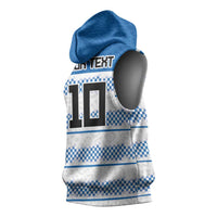 Argentina Rugby Custom Sleeveless Hoodie Los Pumas Jaguar Race Style - Wonder Print Shop
