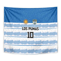 Argentina Rugby Custom Tapestry Los Pumas Jaguar Race Style - Wonder Print Shop