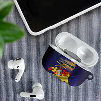 Barbados Independence Day AirPods Case Coat of Arms with Freedom Emblems - Wonder Print Shop