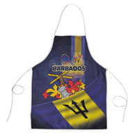 Barbados Independence Day Apron Coat of Arms with Freedom Emblems - Wonder Print Shop