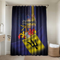 Barbados Independence Day Bathroom Set Coat of Arms with Freedom Emblems - Wonder Print Shop