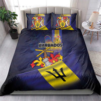 Barbados Independence Day Bedding Set Coat of Arms with Freedom Emblems - Wonder Print Shop