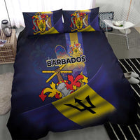 Barbados Independence Day Bedding Set Coat of Arms with Freedom Emblems - Wonder Print Shop