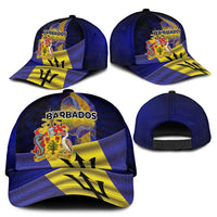 Barbados Independence Day Classic Cap Coat of Arms with Freedom Emblems - Wonder Print Shop