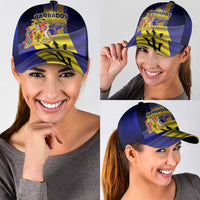 Barbados Independence Day Classic Cap Coat of Arms with Freedom Emblems - Wonder Print Shop