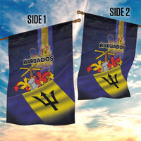 Barbados Independence Day Garden Flag Coat of Arms with Freedom Emblems - Wonder Print Shop