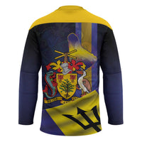 Barbados Independence Day Hockey Jersey Coat of Arms with Freedom Emblems - Wonder Print Shop