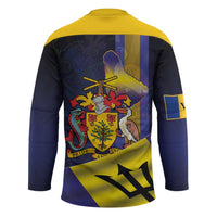 Barbados Independence Day Hockey Jersey Coat of Arms with Freedom Emblems - Wonder Print Shop