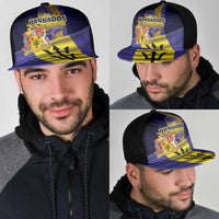 Barbados Independence Day Mesh Trucker Cap Coat of Arms with Freedom Emblems - Wonder Print Shop