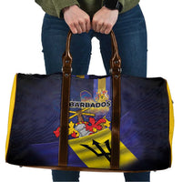 Barbados Independence Day Travel Bag Coat of Arms with Freedom Emblems - Wonder Print Shop