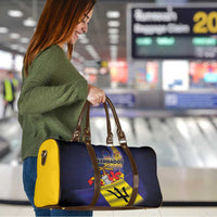 Barbados Independence Day Travel Bag Coat of Arms with Freedom Emblems - Wonder Print Shop