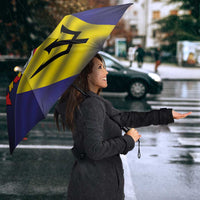 Barbados Independence Day Umbrella Coat of Arms with Freedom Emblems - Wonder Print Shop