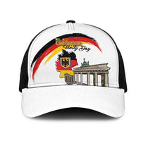 German Unity Day Mesh Trucker Cap Deutschland-Brandenburg Gate with Map