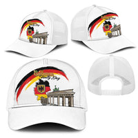 German Unity Day Mesh Trucker Cap Deutschland-Brandenburg Gate with Map