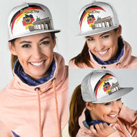 German Unity Day Mesh Trucker Cap Deutschland-Brandenburg Gate with Map