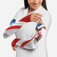 Polish American Heritage Month Arm Sleeves Winged Hussar with USA Bald Eagle