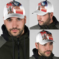 Polish American Heritage Month Classic Cap Winged Hussar with USA Bald Eagle