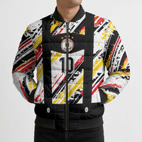 Custom German Football Bomber Puffer Jacket Die Mannschaft-Lederhosen Costume Style - Wonder Print Shop