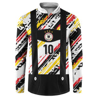 Custom German Football Button Sweatshirt Die Mannschaft-Lederhosen Costume Style - Wonder Print Shop