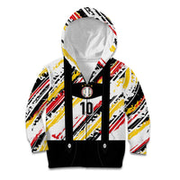 Custom German Football Kid Hoodie Die Mannschaft-Lederhosen Costume Style - Wonder Print Shop