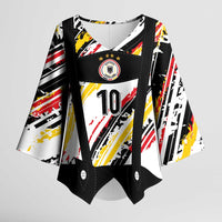 Custom German Football Kimono Sleeve Blouse Die Mannschaft-Lederhosen Costume Style - Wonder Print Shop