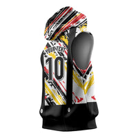 Custom German Football Sleeveless Hoodie Die Mannschaft-Lederhosen Costume Style - Wonder Print Shop