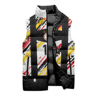 Custom German Football Sleeveless Puffer Jacket Die Mannschaft-Lederhosen Costume Style - Wonder Print Shop