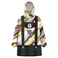 Custom German Football Wearable Blanket Hoodie Die Mannschaft-Lederhosen Costume Style - Wonder Print Shop