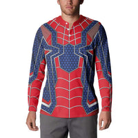 Custom Spider Hero Costume Button Sweatshirt - Wonder Print Shop