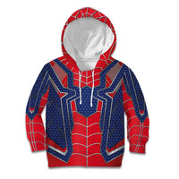 Custom Spider Hero Costume Kid Hoodie - Wonder Print Shop