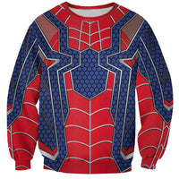 Custom Spider Hero Costume Sweatshirt - Wonder Print Shop
