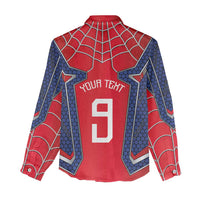 Custom Spider Hero Costume Women Casual Shirt - Wonder Print Shop