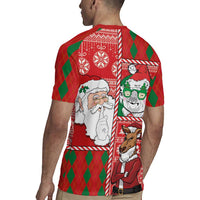 Australian Christmas Rugby Jersey - Santa Koala Kangaroo and Holiday Cheer - Wonder Print Shop