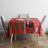 Australian Christmas Tablecloth - Santa Koala Kangaroo and Holiday Cheer - Wonder Print Shop