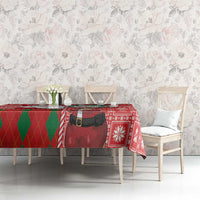 Australian Christmas Tablecloth - Santa Koala Kangaroo and Holiday Cheer - Wonder Print Shop
