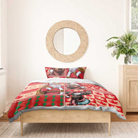 Canadian Christmas Bedding Set Santa Hoho Holiday - A Beaver and Moose - Wonder Print Shop