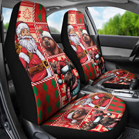 Canadian Christmas Car Seat Cover Santa Hoho Holiday - A Beaver and Moose - Wonder Print Shop