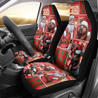 Canadian Christmas Car Seat Cover Santa Hoho Holiday - A Beaver and Moose - Wonder Print Shop