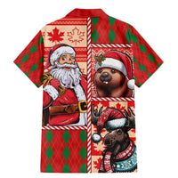 Canadian Christmas Family Matching Mermaid Dress and Hawaiian Shirt Santa Hoho Holiday - A Beaver and Moose - Wonder Print Shop
