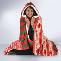 Canadian Christmas Hooded Blanket Santa Hoho Holiday - A Beaver and Moose