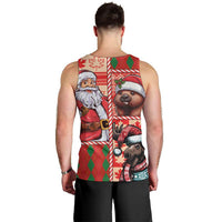 Canadian Christmas Men Tank Top Santa Hoho Holiday - A Beaver and Moose - Wonder Print Shop