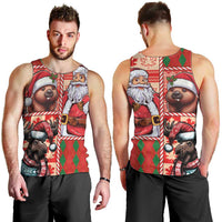 Canadian Christmas Men Tank Top Santa Hoho Holiday - A Beaver and Moose - Wonder Print Shop