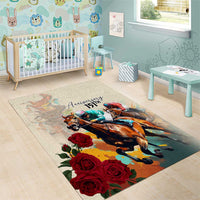 Kentucky Horse Racing 151st Anniversary Area Rug LT03